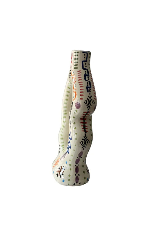 Large Handmade Moroccan Ceramic Vase Azilane
