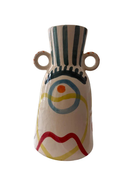 Handmade Moroccan Ceramic Vase Azilane