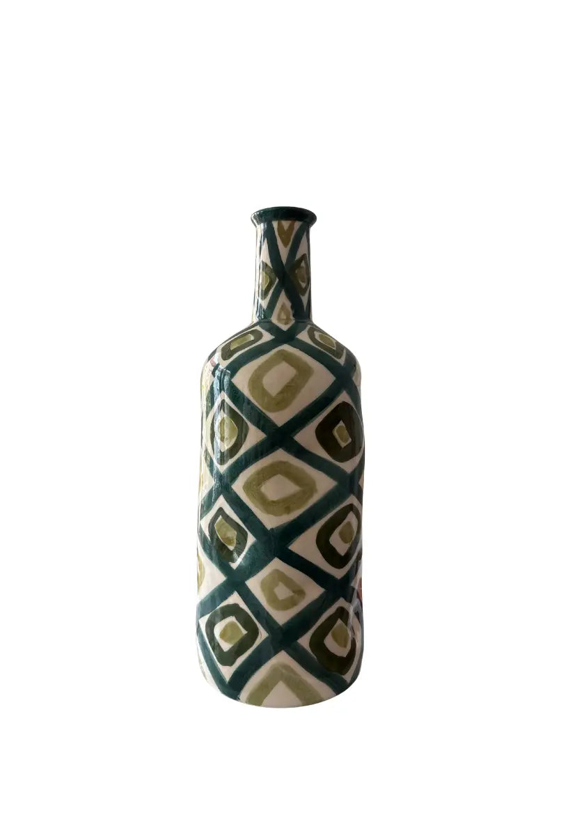 Handmade Moroccan Ceramic Vase Azilane