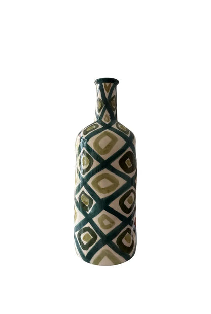 Handmade Moroccan Ceramic Vase Azilane